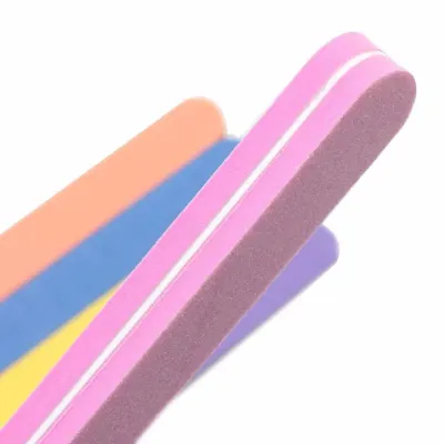 2 Pc Double Sides Nail File Buffers Sponge